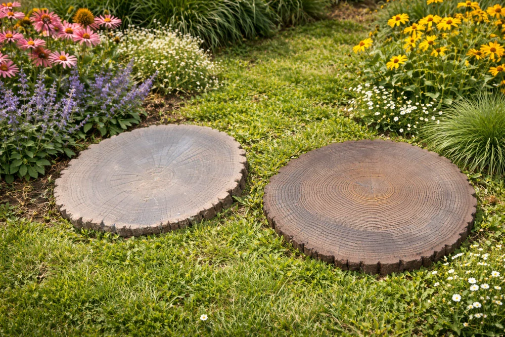 Záhradný nášľap imitácia pňa – Natural Wood 40